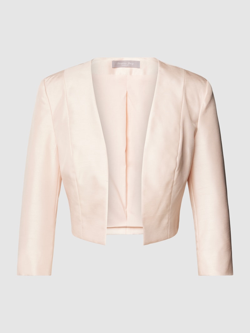 Bolero mit Ziernähten in rosa