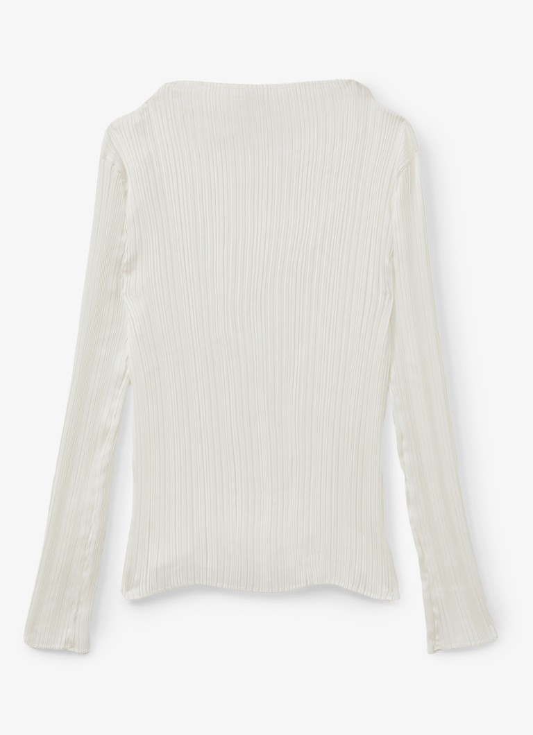 Top Reiss Ember cu guler înalt plisat