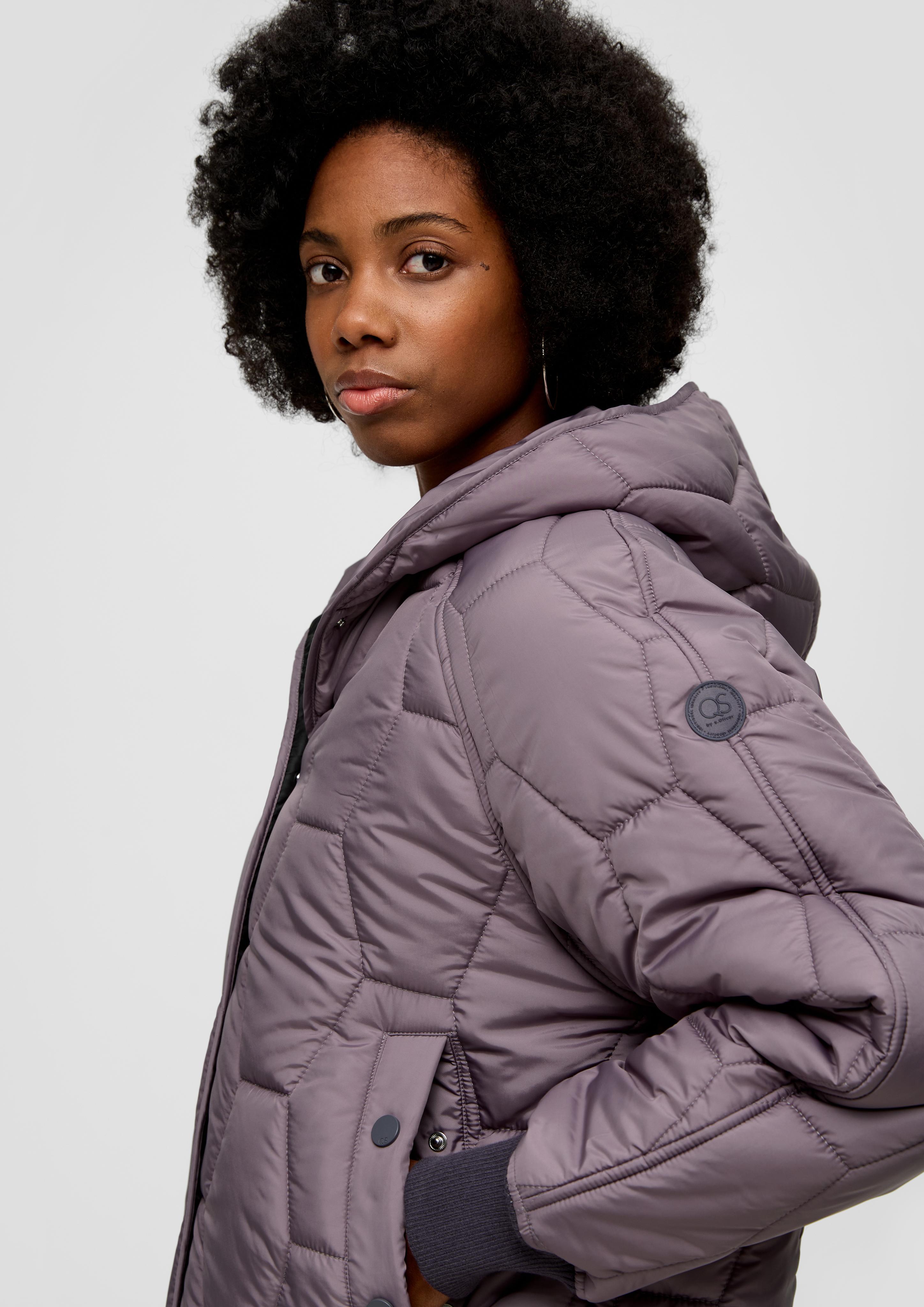 Steppjacke mit Druckknopfverschluss  2132362-9213