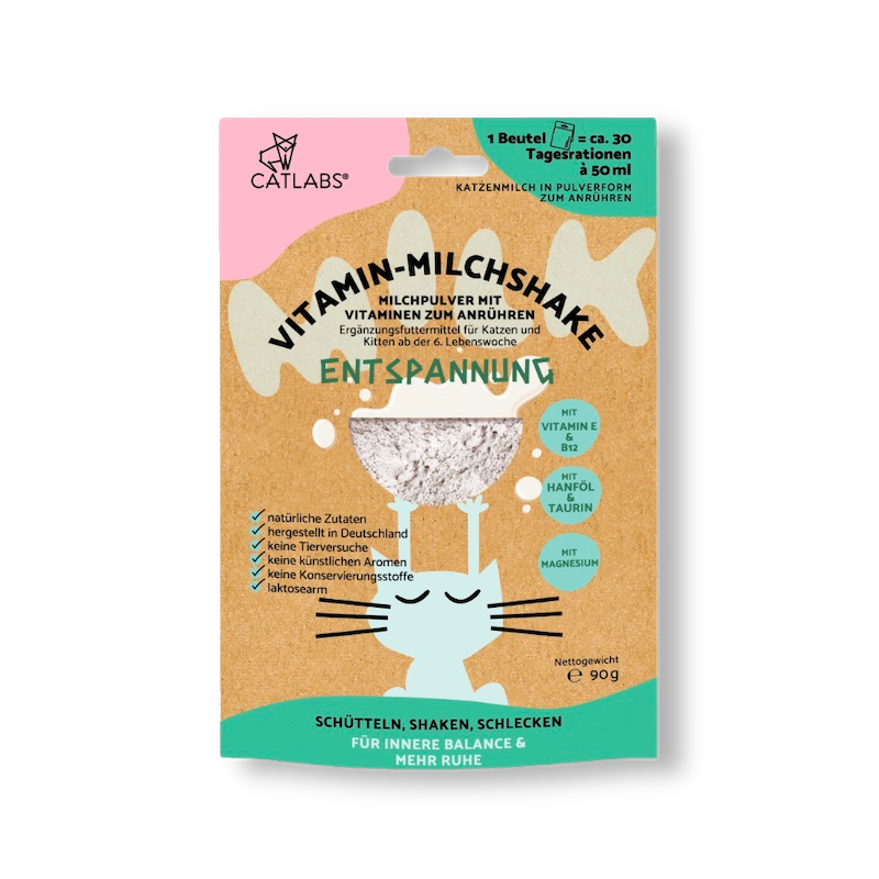 Catlab Katzenmilch & Getränke Catlab Vitamin-Milchshake für Katzen Entspannung
