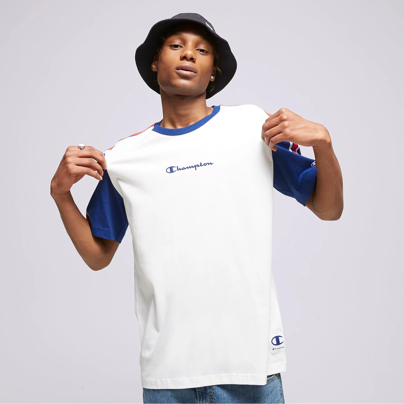 CHAMPION T-SHIRT CREWNECK T-SHIRT Weiß