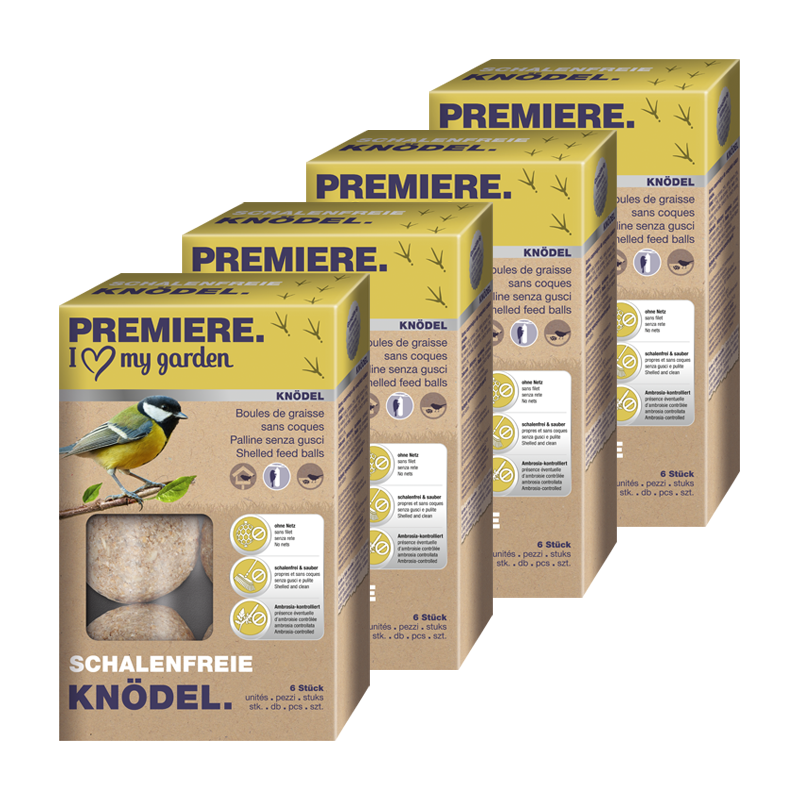 PREMIERE Meisenknödel PREMIERE Naturknödel schalenfrei 4x500g