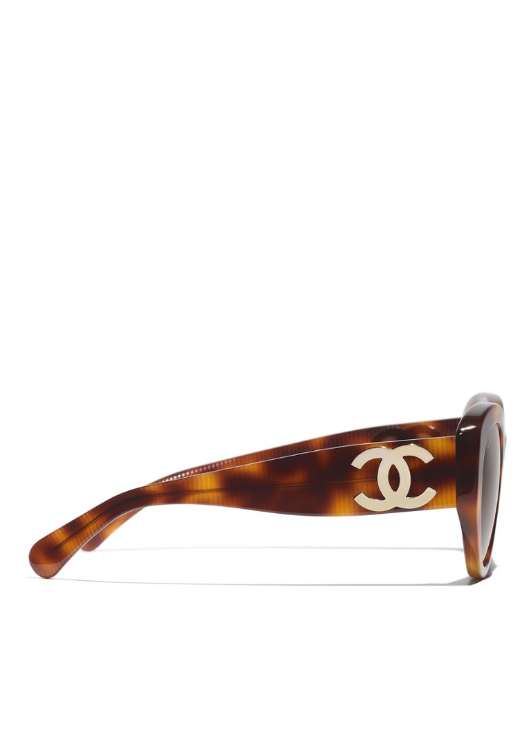Okulary przeciwsłoneczne Chanel owalne