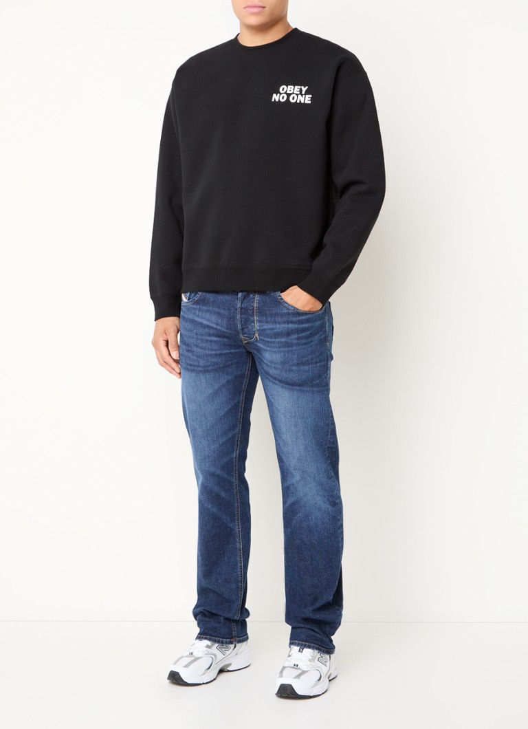 Obey No One sweater with logo and back print