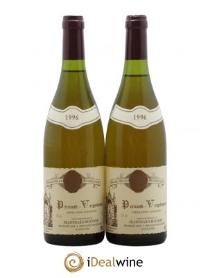 Pernand-Vergelesses Domaine Jeanniard Boudier 1996 - Lot de 2 Bouteilles