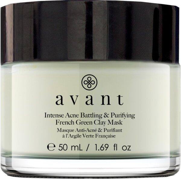Avant Acne Defence Intense Acne Battling & Purifying French Green Clay Mask Gesichtsmaske