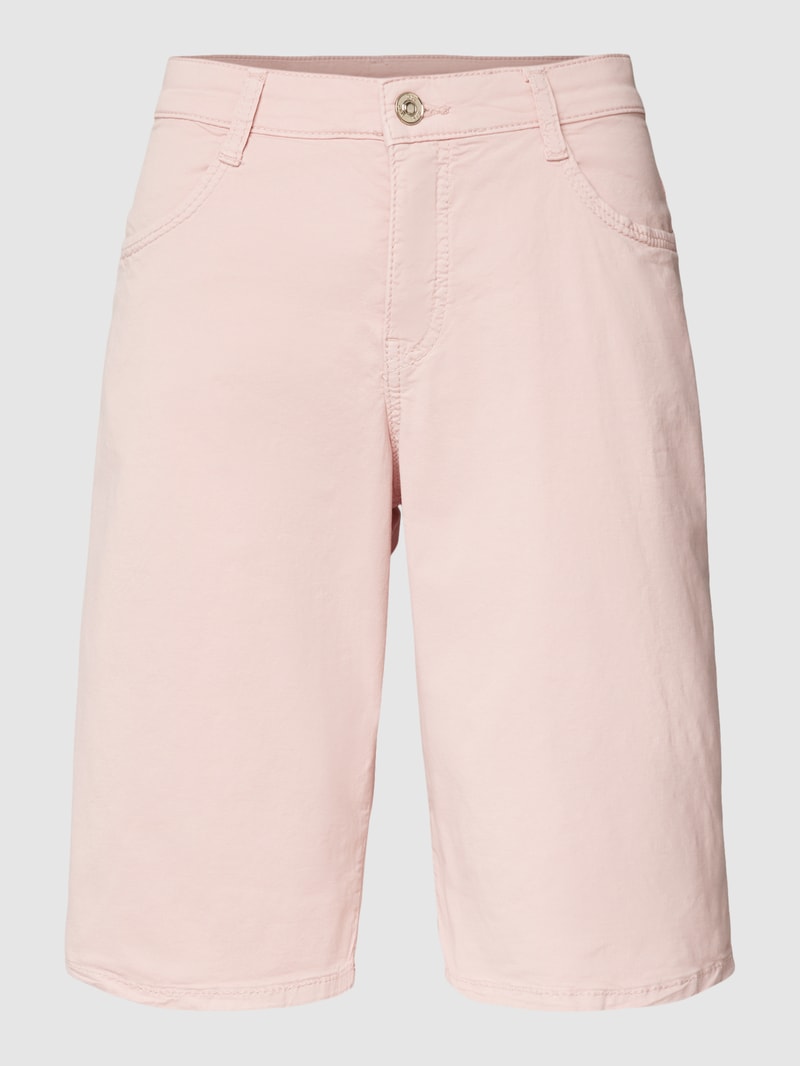 Bermudas mit seitlichen Eingrifftaschen in rosé
