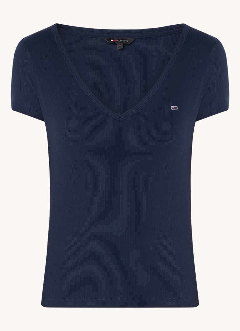 Tommy Hilfiger Fine-knit T-shirt with logo