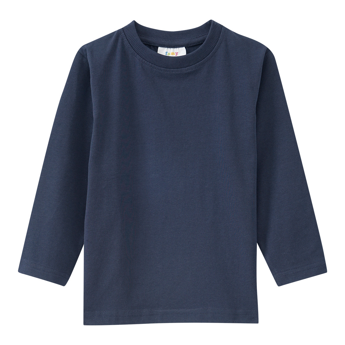 2 Jungen Langarmshirts im Basic-Look