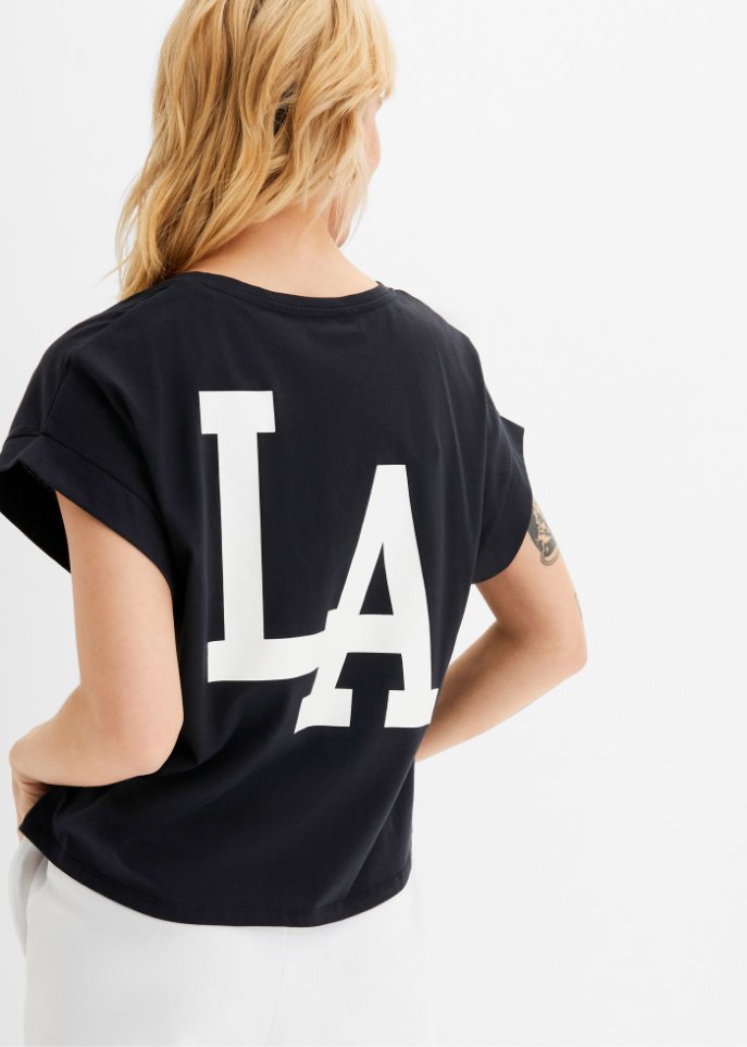 Weites Shirt mit Druck