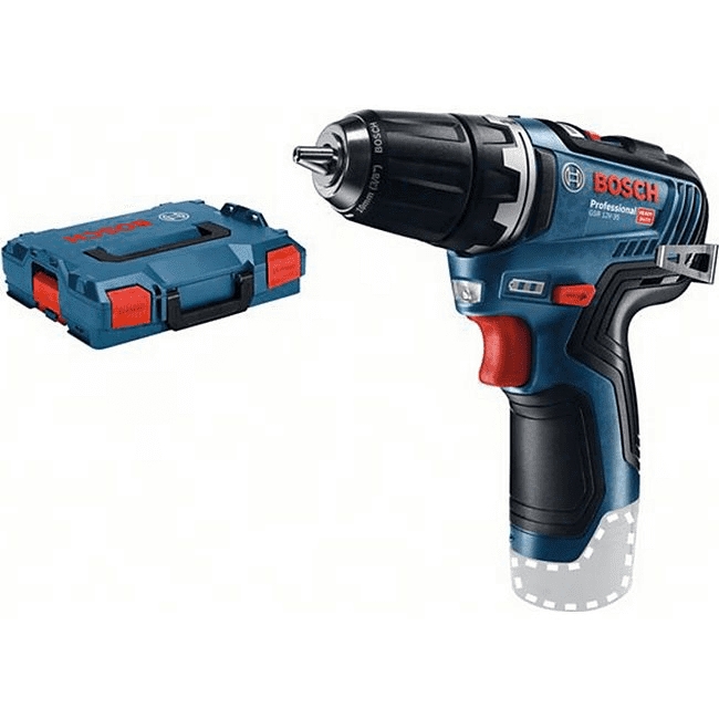 Furadeira sem fio Bosch Blue 06019H8001 GSR 12V-35 (sem bateria e carregador) em caixa L-Boxx
