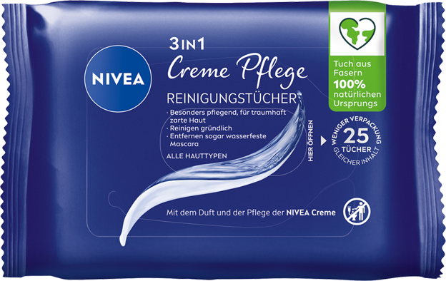 Nivea Pflegende Reinigungstücher 3in1