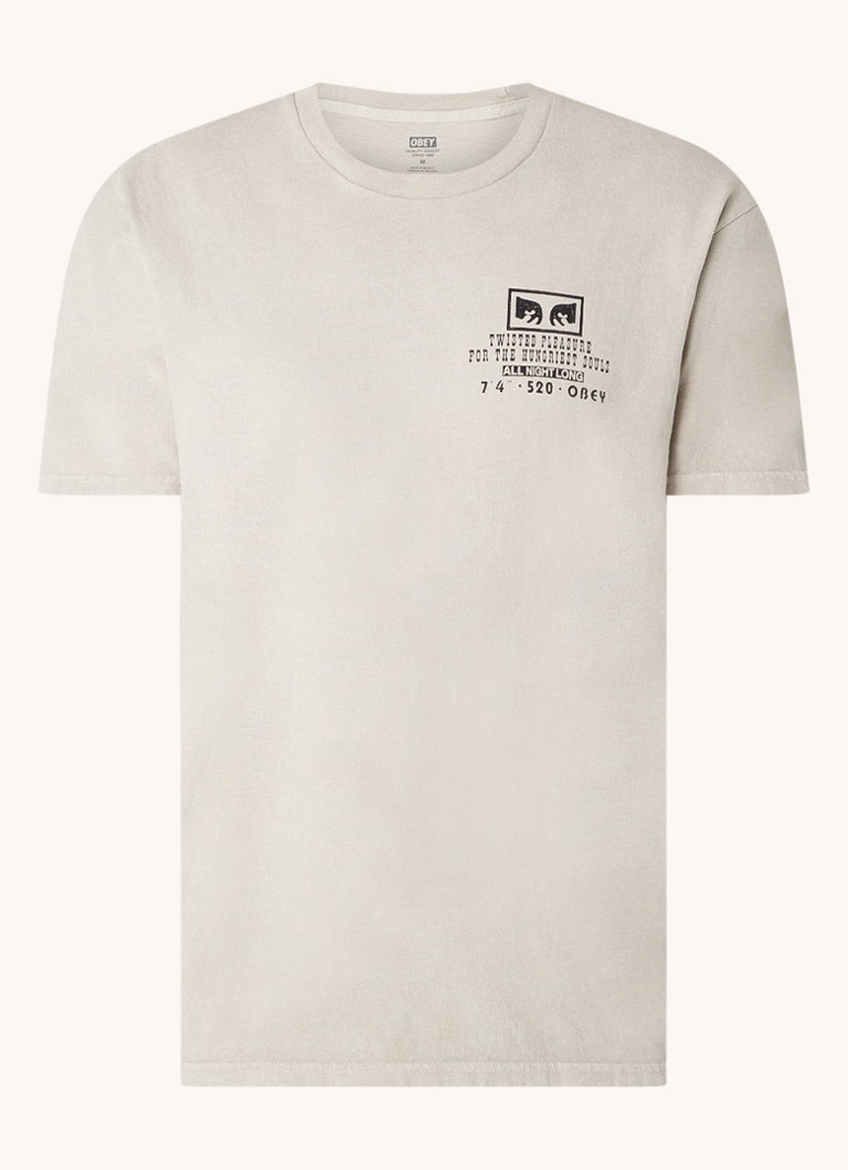 T-shirt Obey Twisted Pleasure con stampa su entrambi i lati