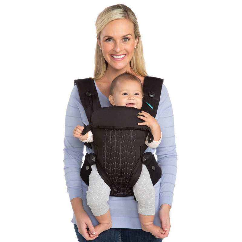Porte-bébé 4 positions Upscale chevrons noir Infantino