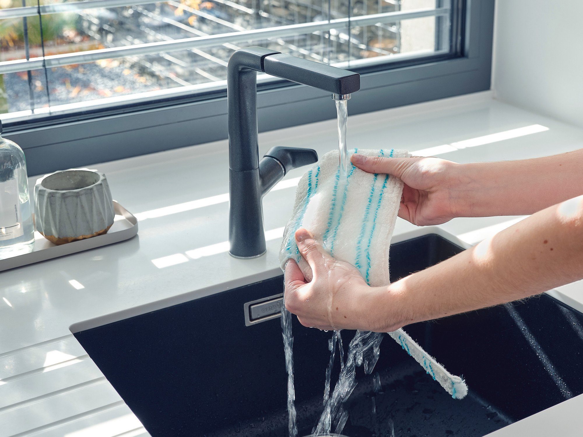 Leifheit Akku-Saugwischer Wischbezug Eckengleiter Regulus Aqua PowerVac Pro