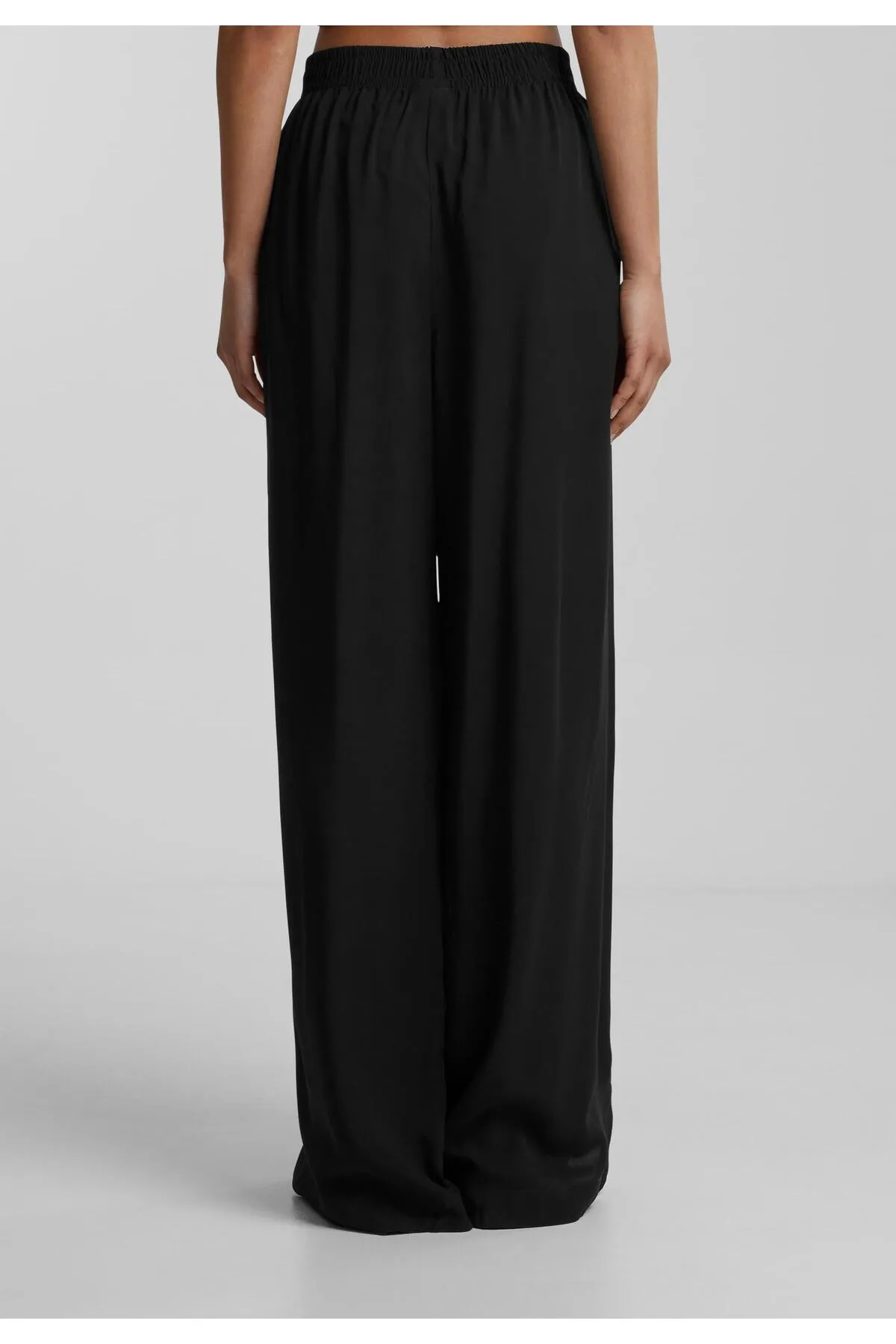 Urban Classics  Damen-Hose aus Viskose mit weitem Bein