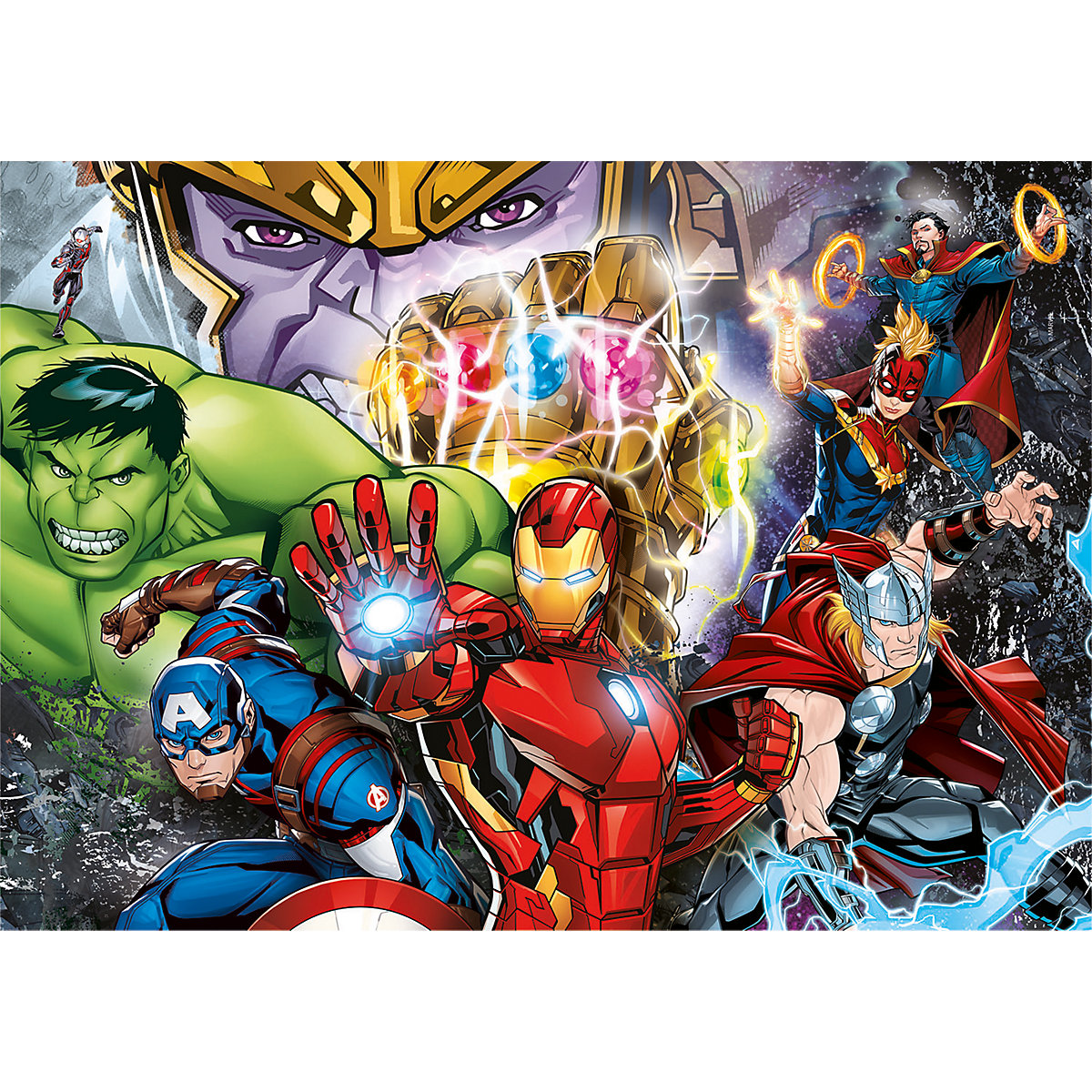 Puzzle 104 Teile, Brilliant Puzzle - Marvel