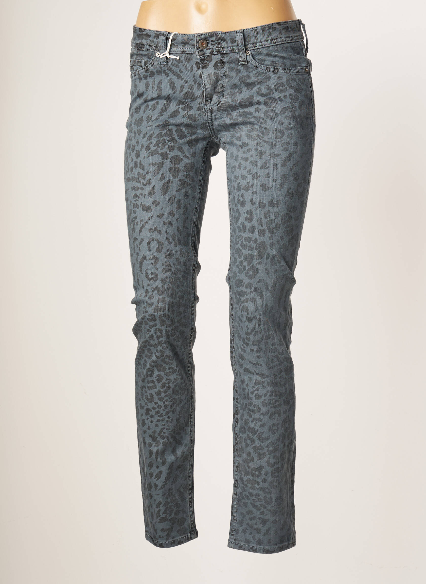 Mustang Jeans Coupe Slim Femme couleur gris