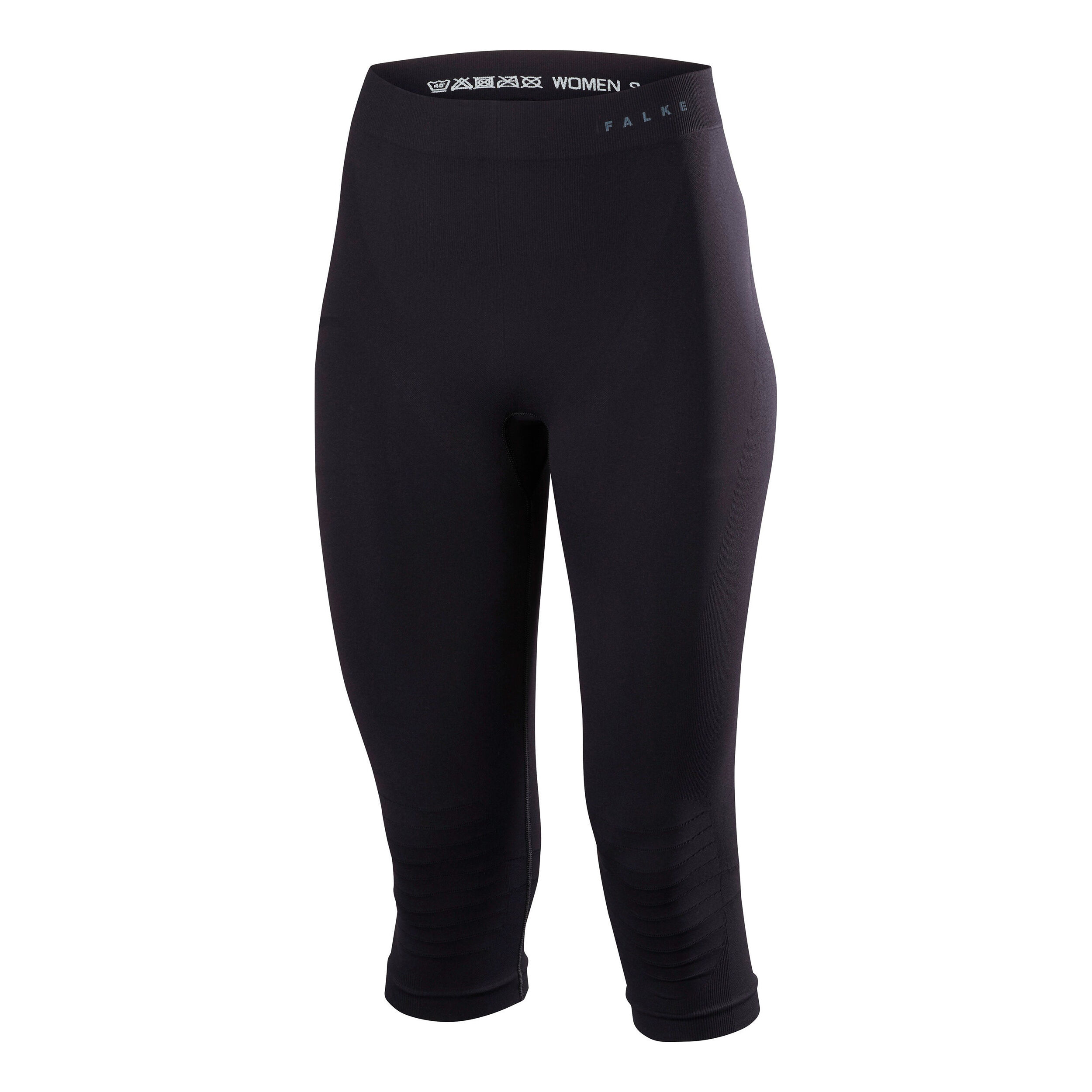 Warm Hose 3/4 Damen - Schwarz, Silber