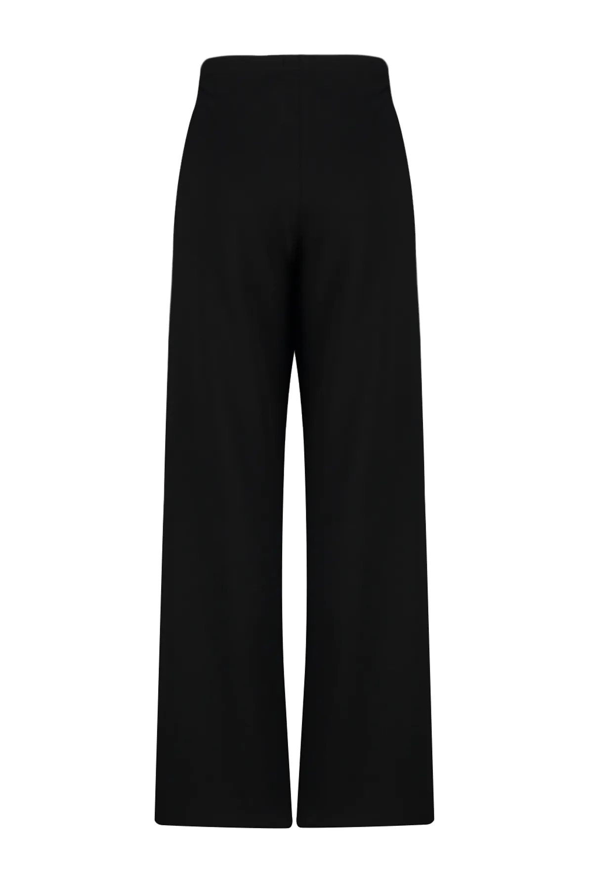 Trendyol Collection  Schwarzes Set aus Oberteil und Unterteil aus 100 % Baumwolle mit weitem Bein und ohne Ärmel TWOSS24AU00062