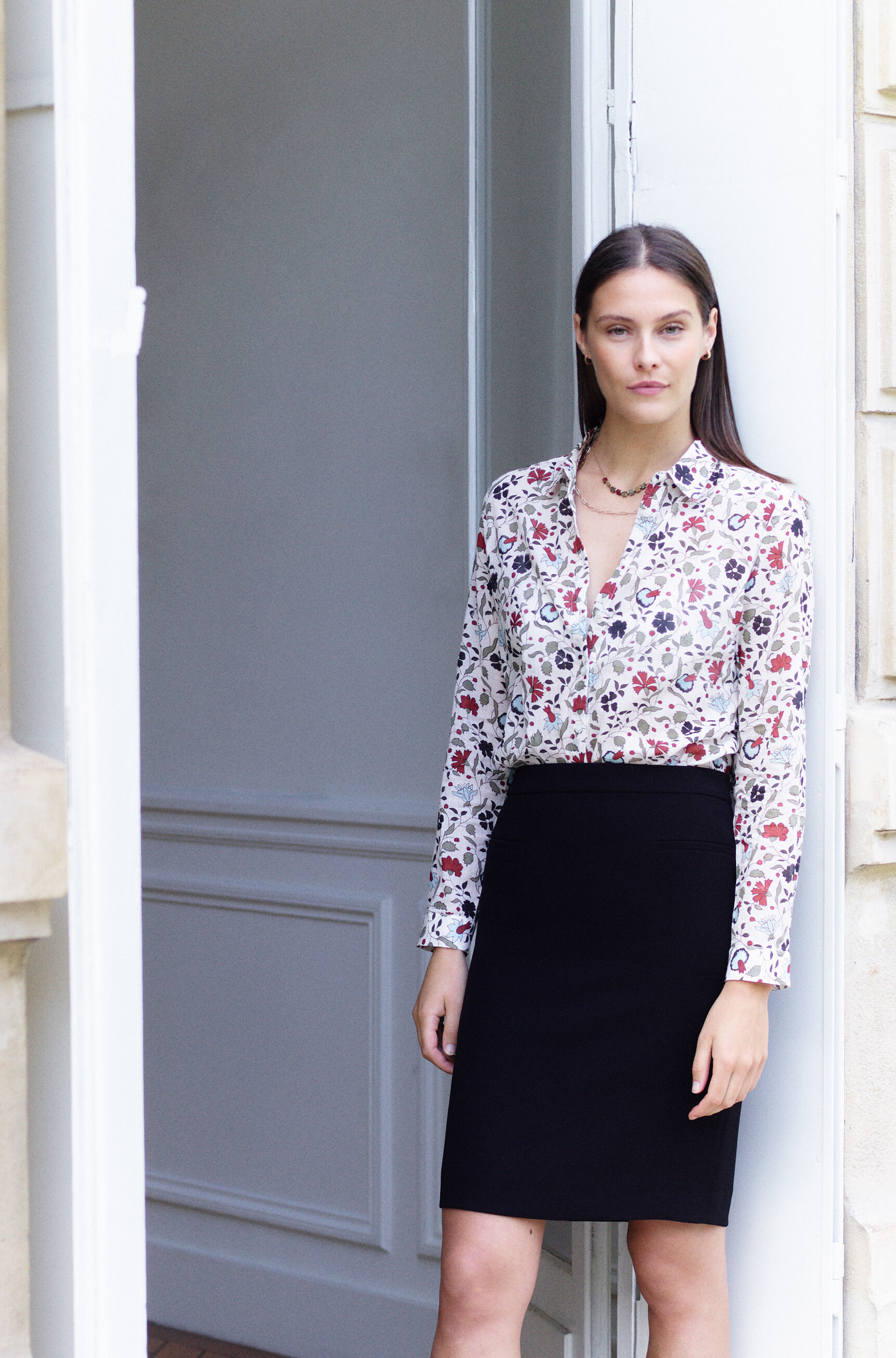 jupe faustine noir femme