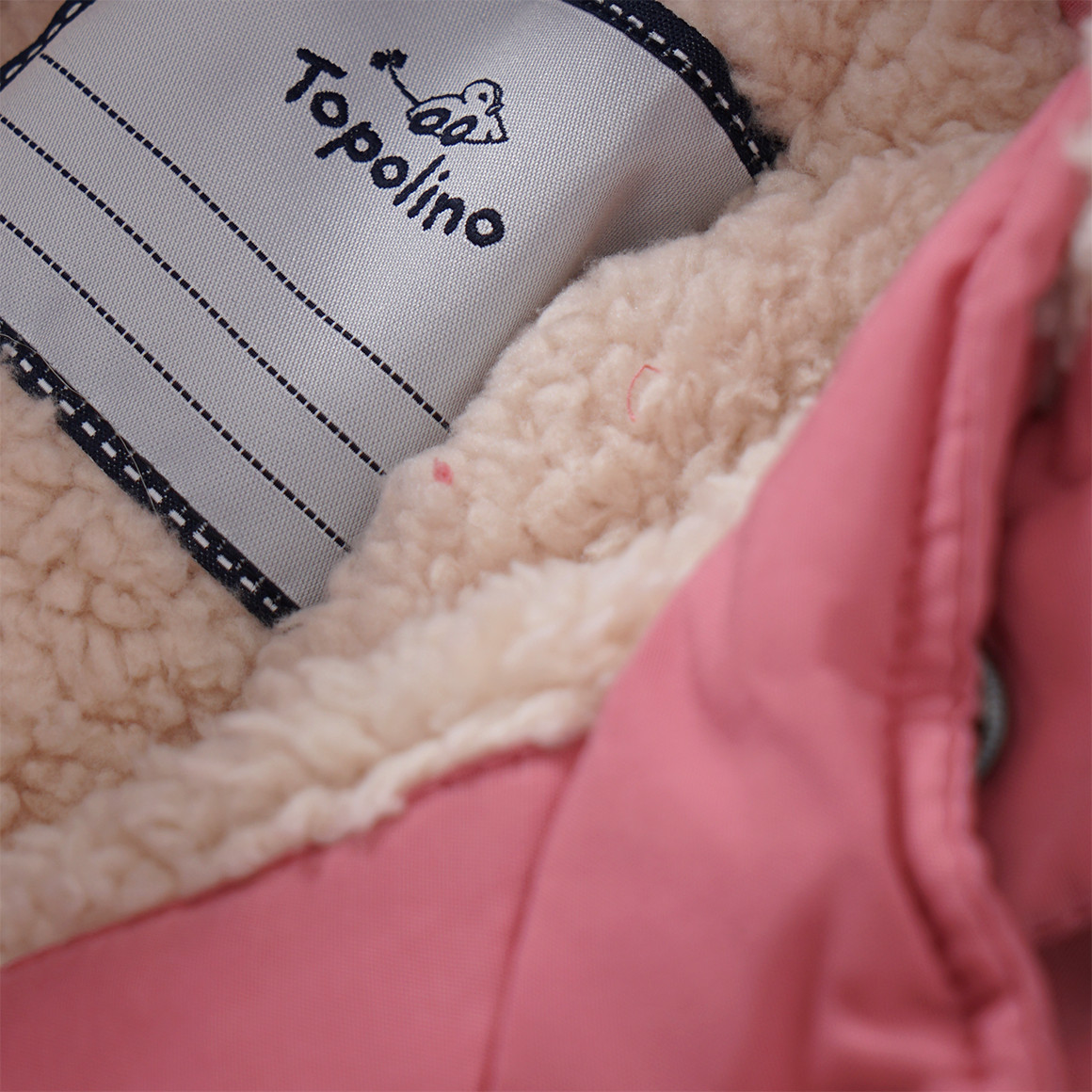 Mädchen Parka mit Fellimitat
