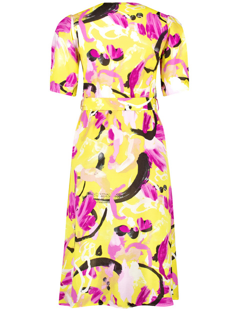 Leichtes Blusenkleid mit V-Ausschnitt