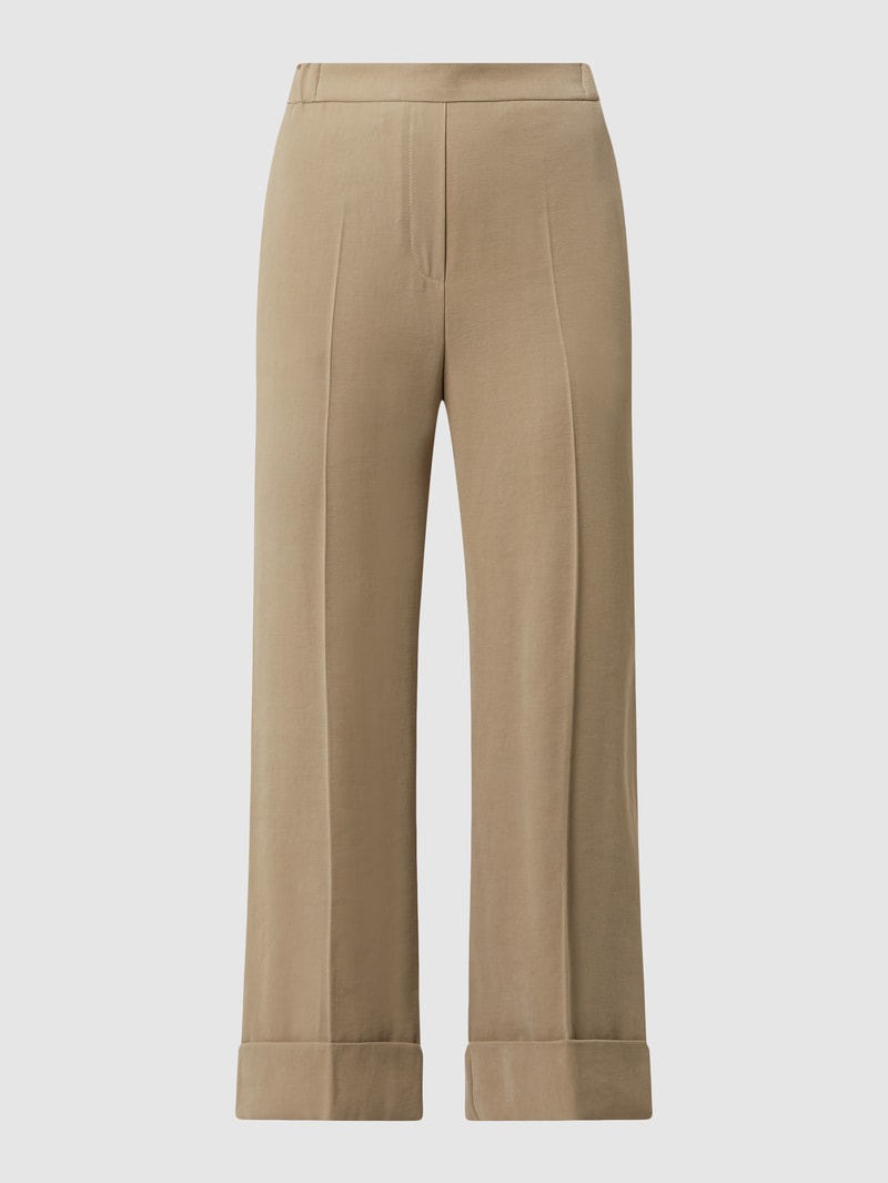 Culotte aus Viskosemischung in sand