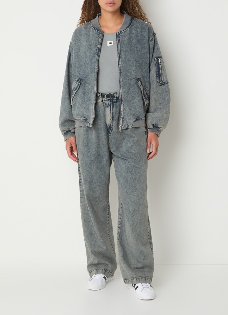 Giacca bomber in denim 10DAYS, misto lyocell