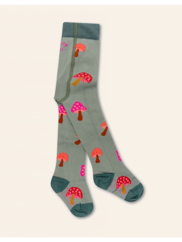 Oilily Strumpfhosen Mushroom in Grün günstig kaufen