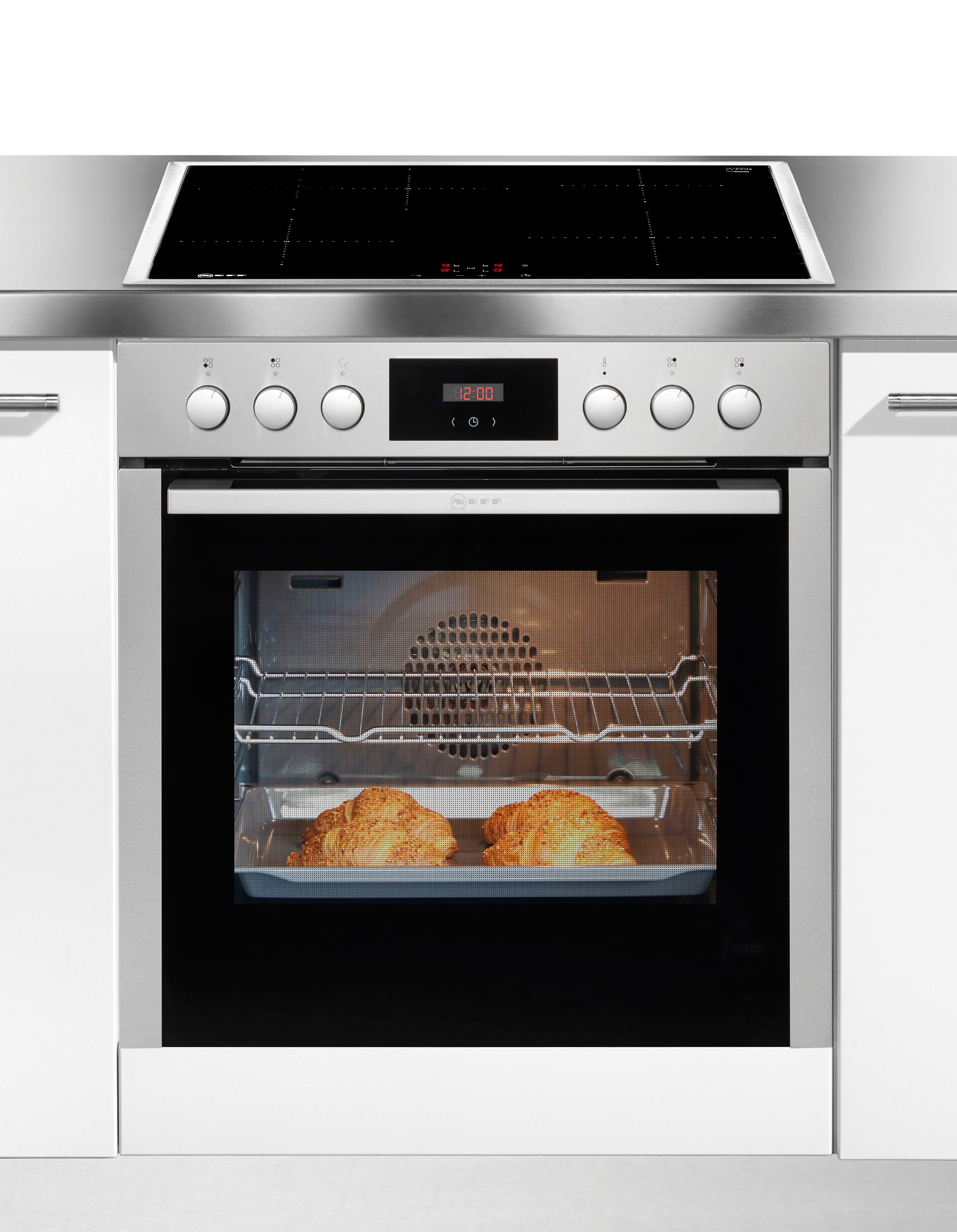 NEFF Induktions Herd-Set XE4I, mit Teleskopauszug nachrüstbar, EasyClean, CircoTherm® Heißluftsystem