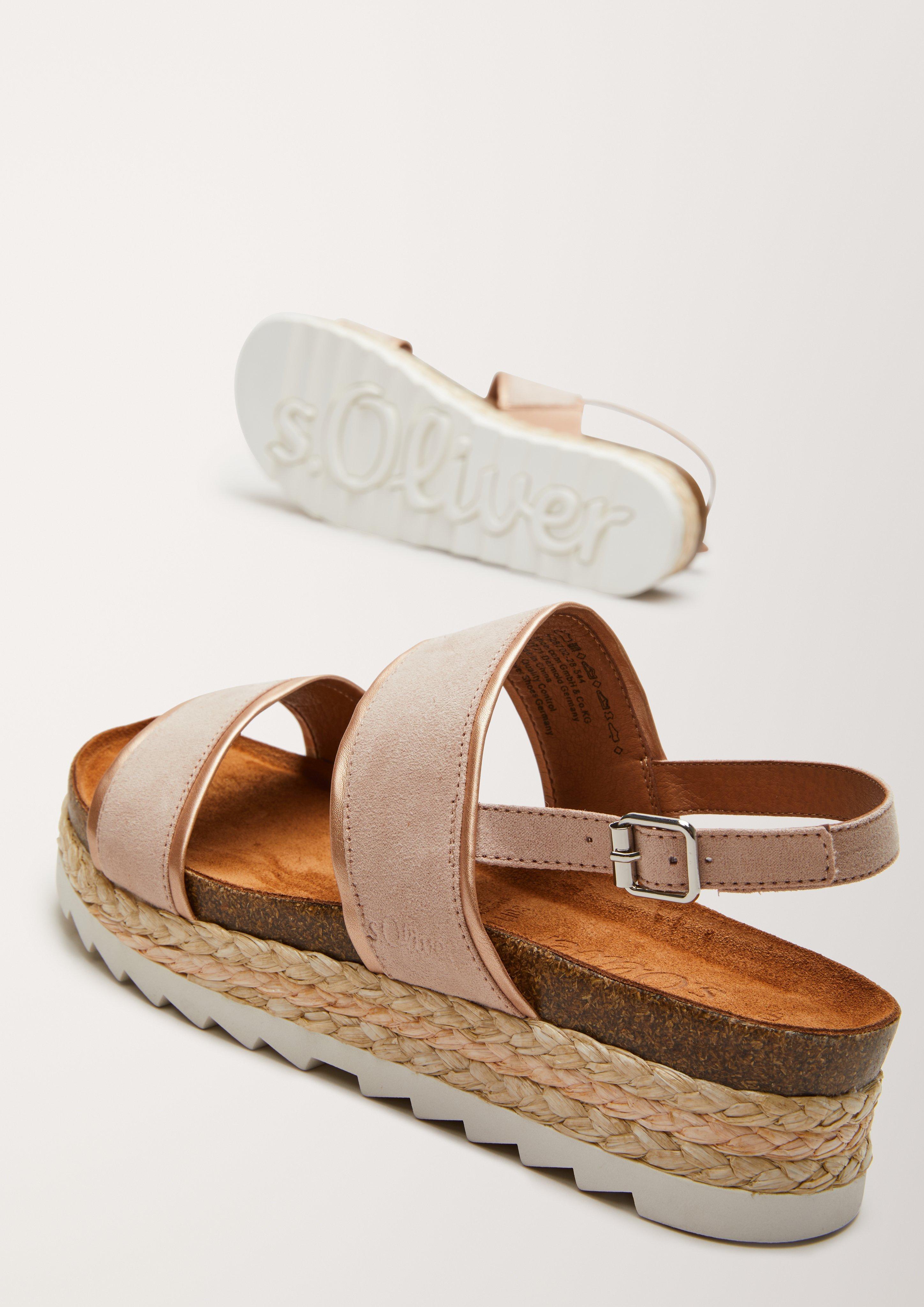 Sandalen mit Plateausohle  6005781-544