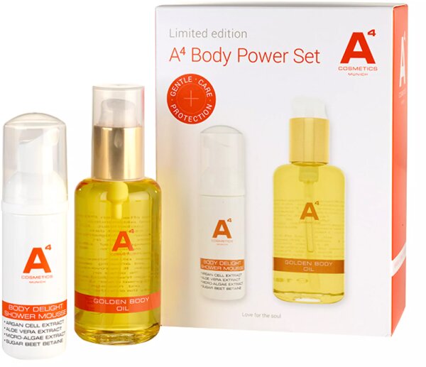 A4 Cosmetics Body Power Körperpflegeset