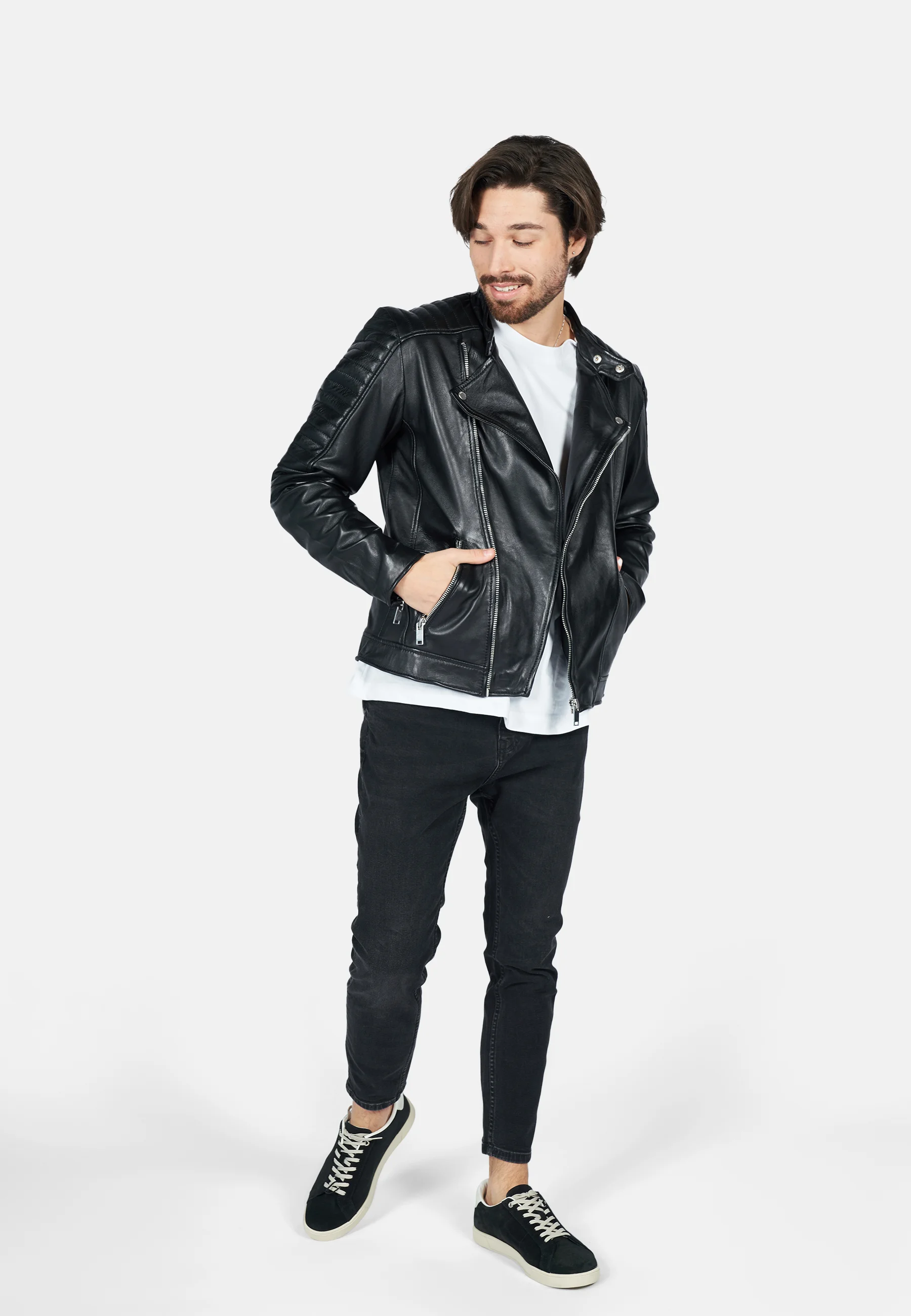 Freaky Nation CROSSOVER - Chaqueta de cuero