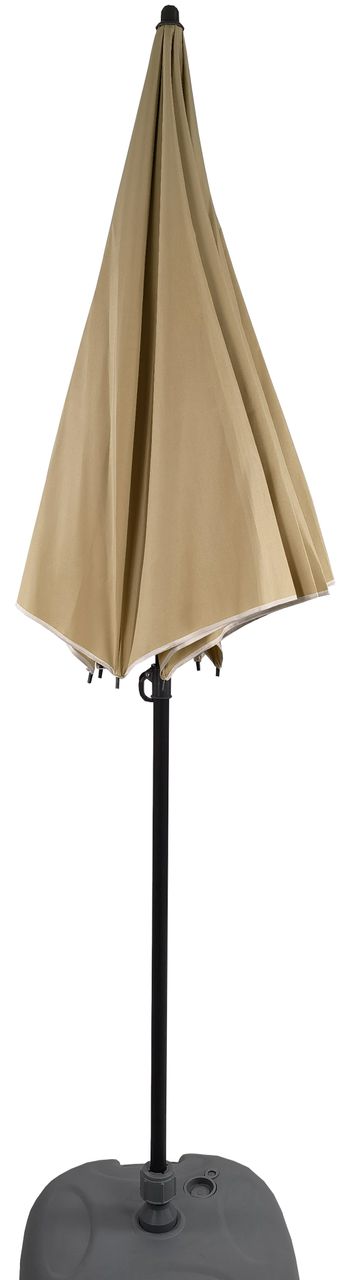 VCM Strand-Sonnenschirm Ø 1,8m Taupe
