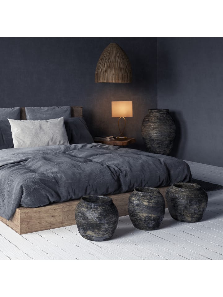 relaxdays Tischlampe in Gold/ Weiß - (B)28 x (H)51 x (T)18 cm günstig kaufen onesize