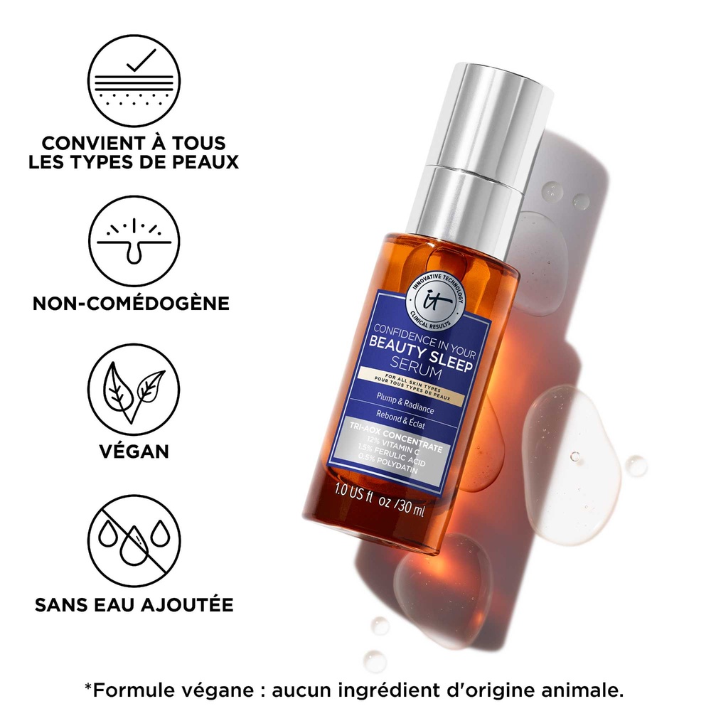 It Cosmetics Confidence Sérum de nuit anti-âge