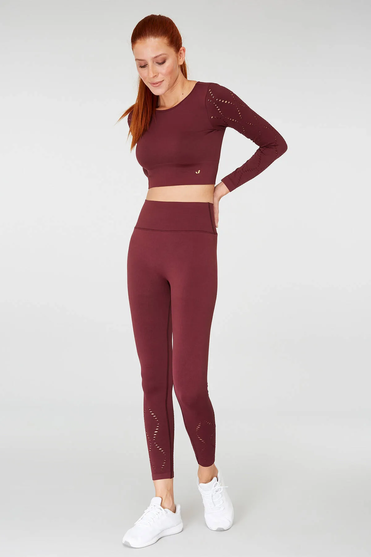 Jerf  Naples-Leggings Econyl Claret Red