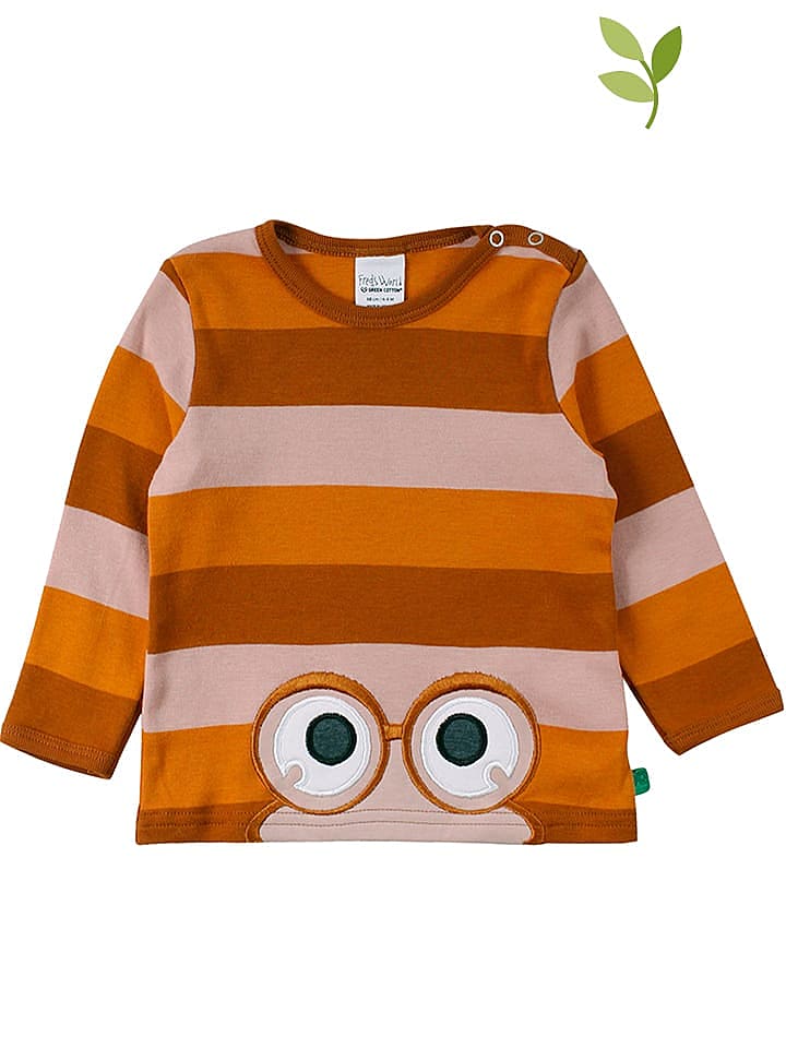 Fred´s World by GREEN COTTON Longsleeve in Orange günstig kaufen 86