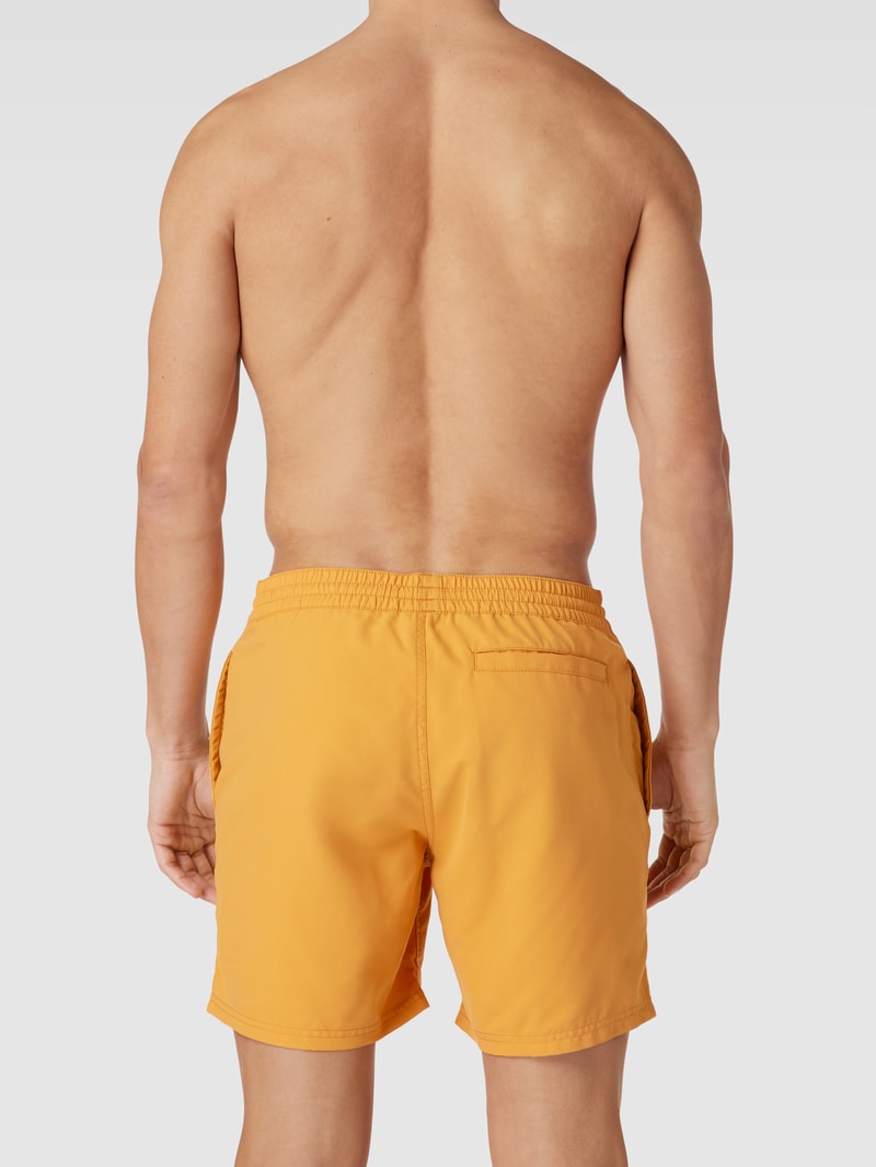 Badehose mit Motiv-Print Modell 'Original Cali 16 Shorts' in apricot