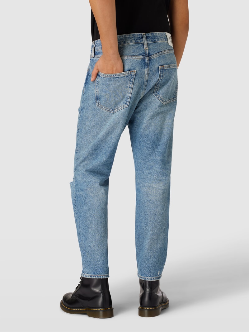 Dad Fit Jeans mit Label-Details Modell 'DAD' in jeans
