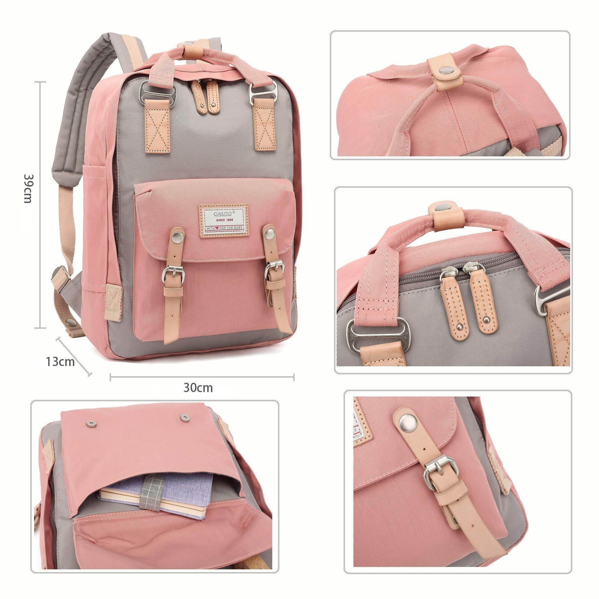 TAN.TOMI Freizeitrucksack (Rucksack mit großem Fassungsvermögen, Multifunktionaler Reiserucksack, Freizeitrucksack, Schulrucksack, Rucksack mit Computerfach, Hochwertiger Fashion Rucksack, Herren Rucksack), Rucksack Damen groß,modern Schulrucksack,Bu