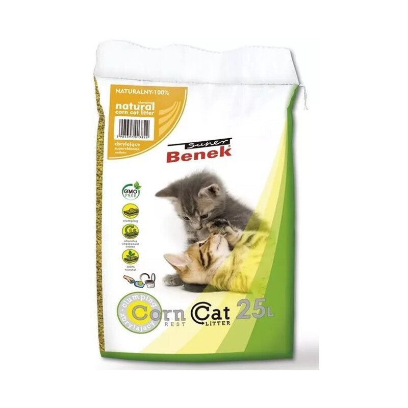 Benek Katzenstreu Benek Super Corn Cat 25L