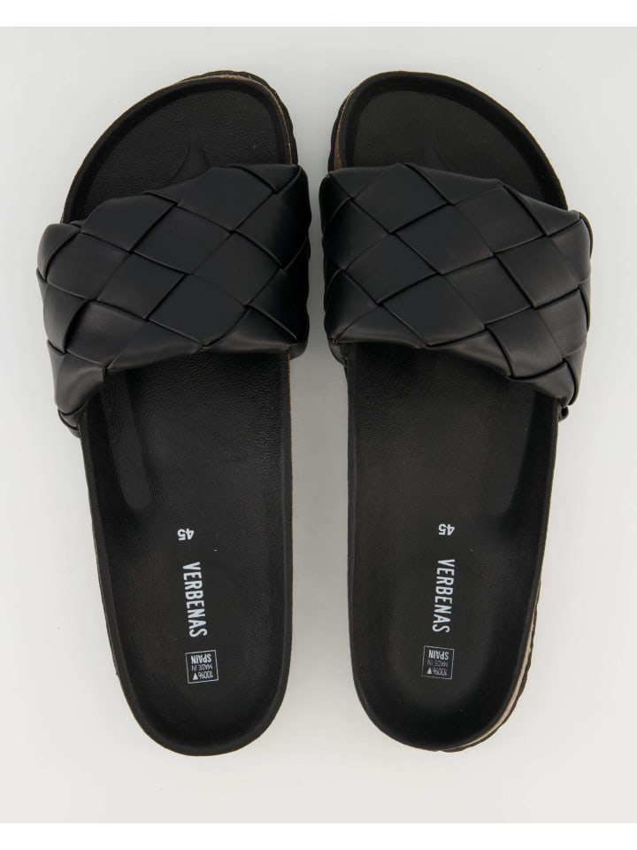 Verbenas Pantoletten in Schwarz günstig kaufen