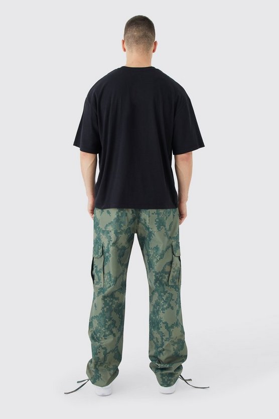 Tall lockere Camouflage Cargo-Hose