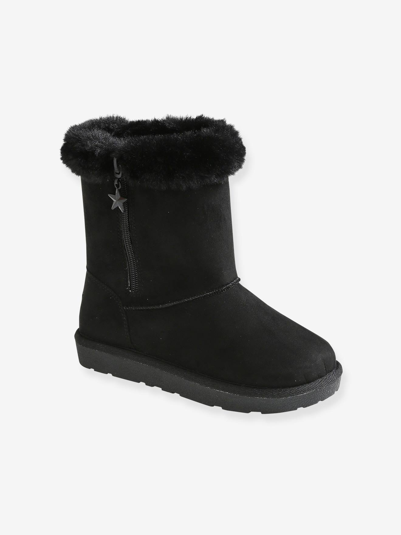 Vertbaudet Mädchen Winterstiefel - schwarz