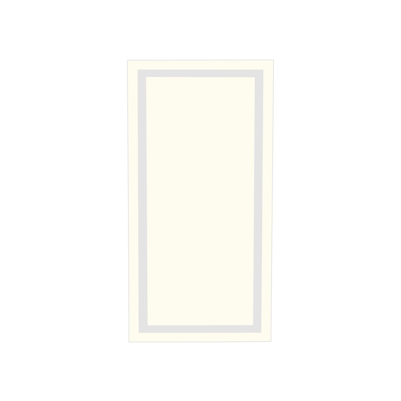 JUST LIGHT JUST LIGHT. LED Deckenleuchte EDGING, separat steuerbar, 3000 Kelvin, rechteckig, Weiß