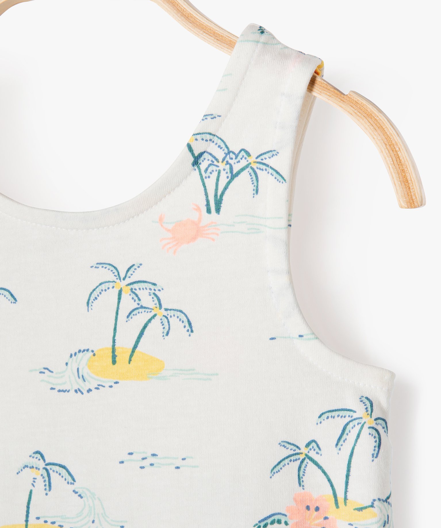 Débardeur bébé fille avec motifs estivaux multicolore | GEMO