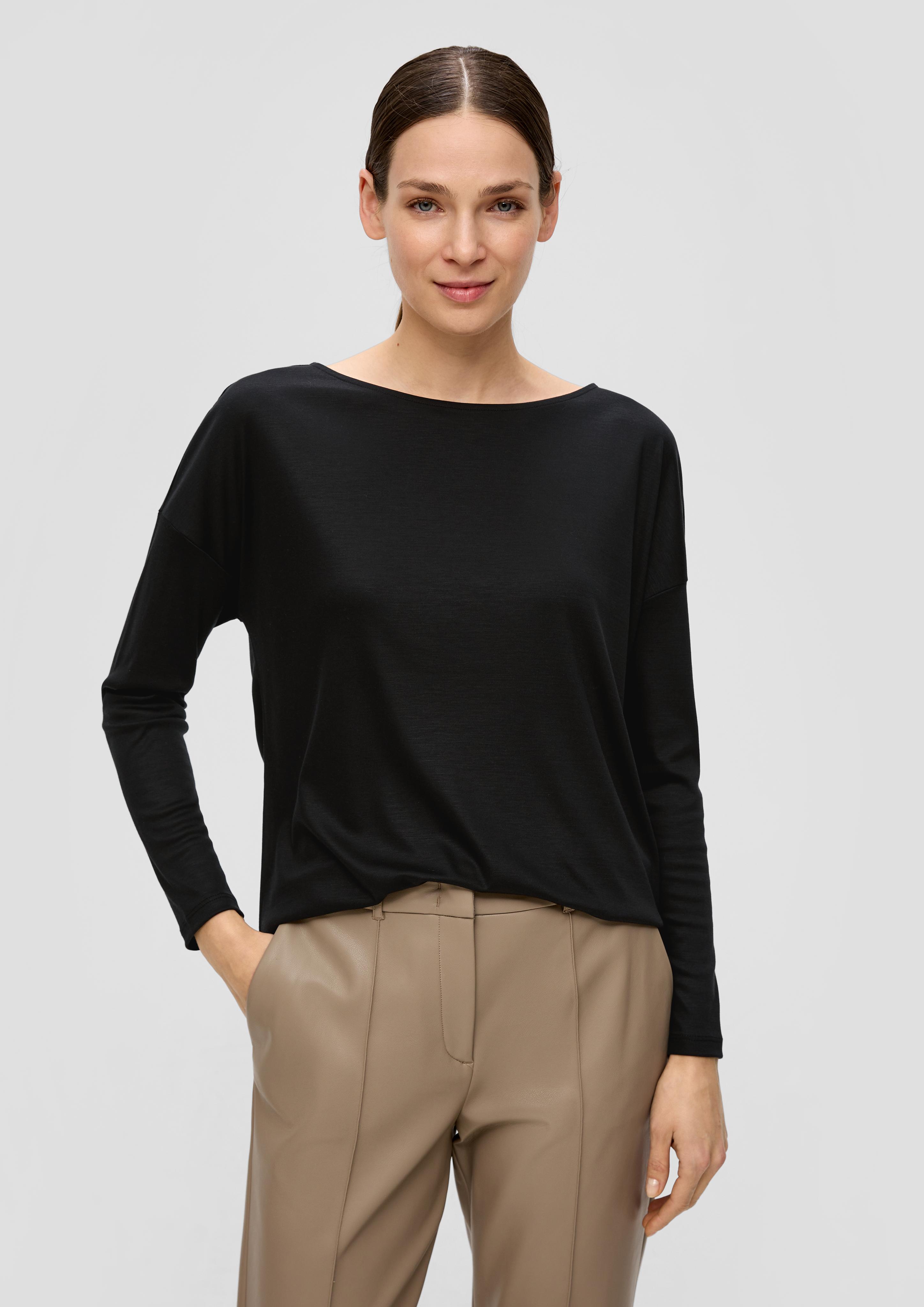 Langarmshirt mit überschnittenen Schultern  2146006-9999