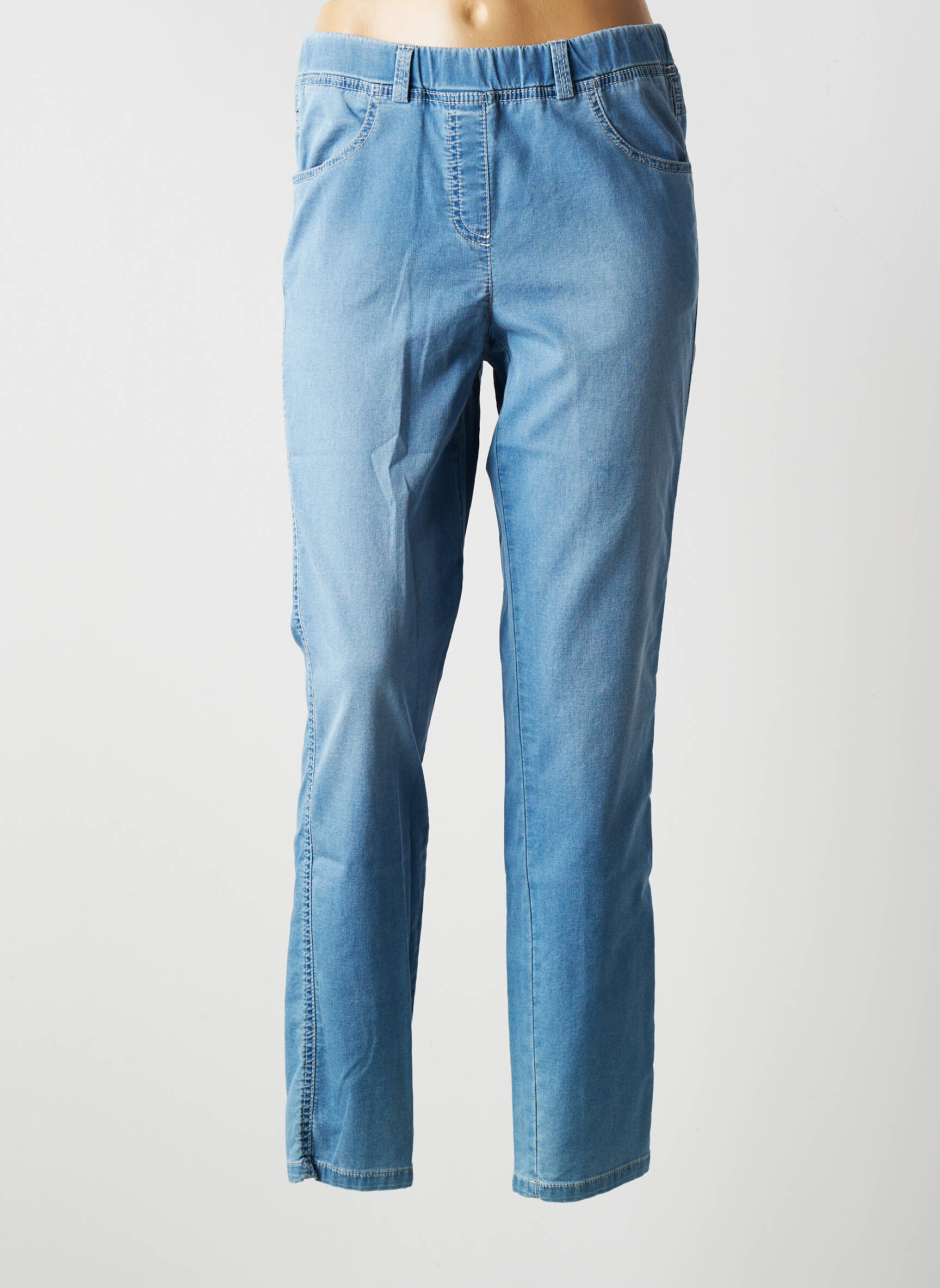 Adelina By Scheiter Jeans Coupe Slim Femme couleur bleu